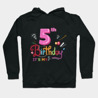 birthday shirt 5 yers girl or boy Hoodie